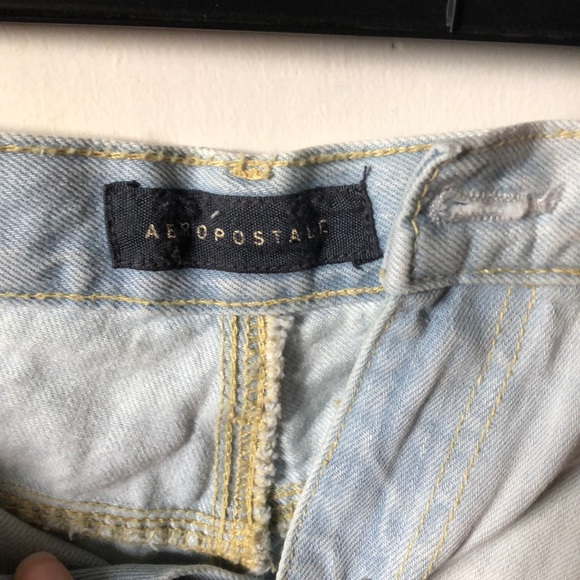 AEROPOSTALE Ripped Jean Shorts *GOOD CONDITION* - Picture 3 of 4